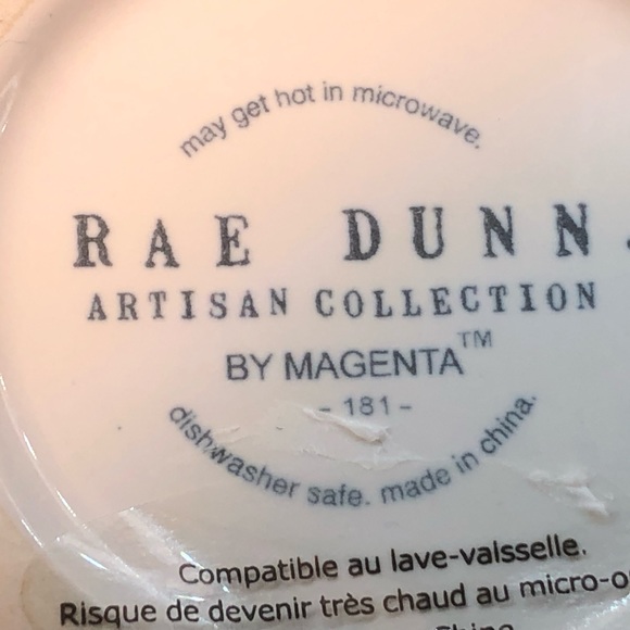 Rae Dunn ”SYRUP "Ivory Pitcher Artisan Collection by Magenta Farmhouse - Picture 5 of 7